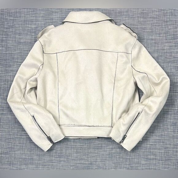 Zara Moto Faux Suede Moto Jacket - Picture 10 of 16